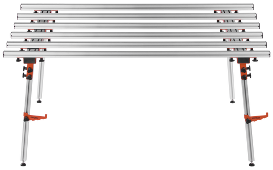 Masa profesionala pentru prelucrare gresie cu 4 picioare, capacitate maxima 250 kg, 180 x 150 x 80cm, Kraft&Dele KD11984