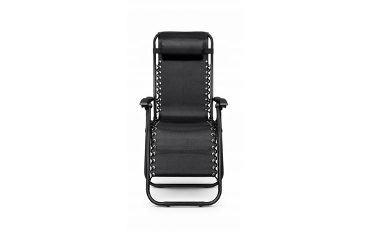 Sezlong, 160 x 67 cm, capacitate maxima 150 kg, negru, Ondragon OD9237