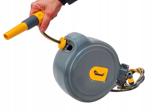 Furtun de gradina cu tambur, prindere 1 / 2, lungime furtun 20 m, Ondragon OD1129