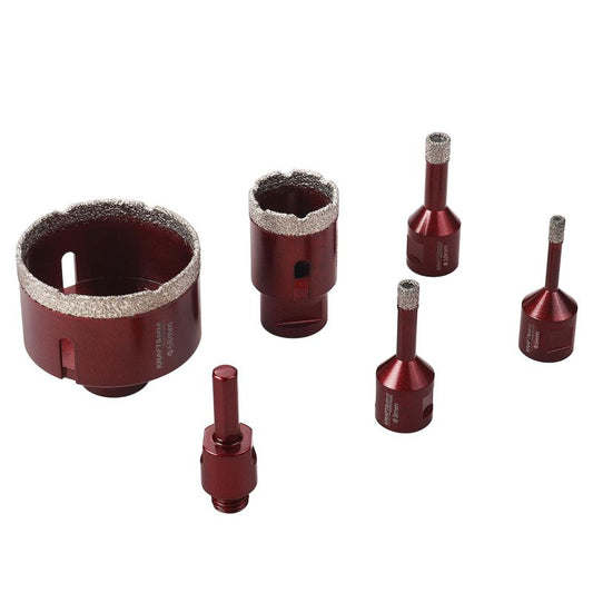 Set carote diamantate, 6-68 mm, 6 bucati, Kraft&Dele KD5953