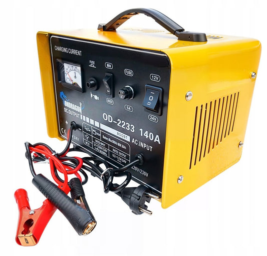 Redresor auto cu starter, 12 / 24 V, 140 A, Ondragon ZN7043