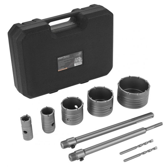 Set carote pentru beton, prindere SDS max / SDS plus, 9 bucati, Kraft&Dele KD12640