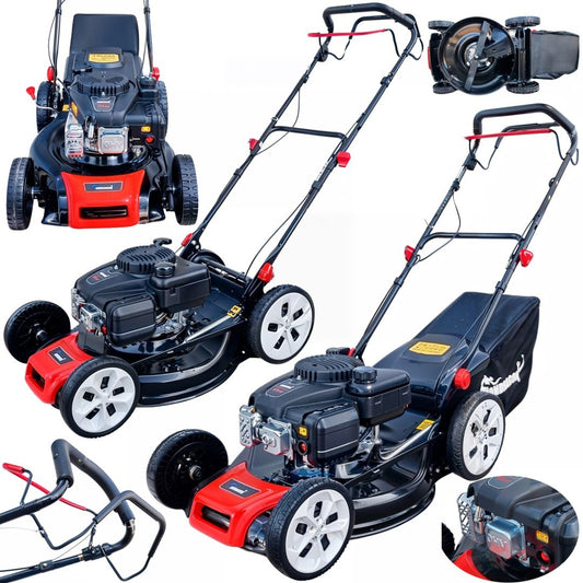 Masina de tuns iarba pe benzina, 51 cm, capacitate cos 60 l, Ondragon OD5021