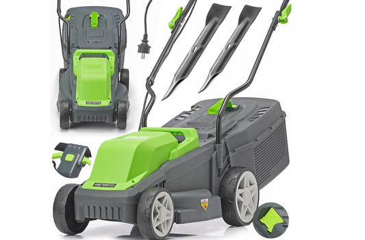 Masina electrica de tuns iarba, 2200 W, 2 lame, Agreeno AG021