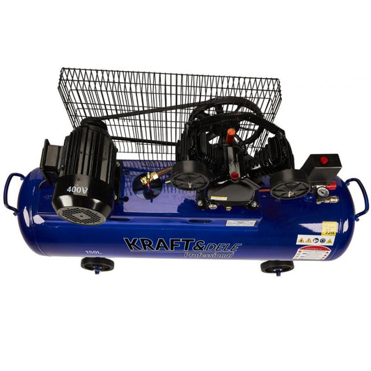 Compresor 150 l cu 2 pistoane, 3.8 kW, Kraft&Dele KD4060