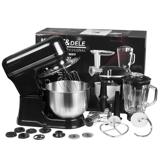 Robot de bucatarie planetar mixt, 3000 W, capacitate 5 l, Kraft&Dele KD4147