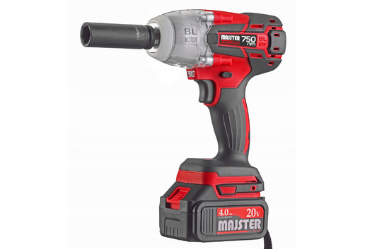 Cheie de impact cu acumulator, 20 V, 750 Nm, Majster Polska MP0514