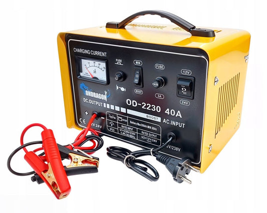 Redresor auto cu starter 12 / 24 V, 40A, Ondragon ZN7040