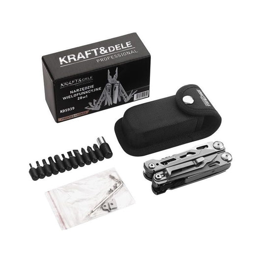 Unealta multifunctionala 28 in 1, 28 functii, inox, Kraft&Dele KD5939