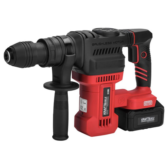 Ciocan rotopercutor cu acumulator, 21 V, 7.5 J, 2 x 4 Ah, Kraft&Dele KD3193