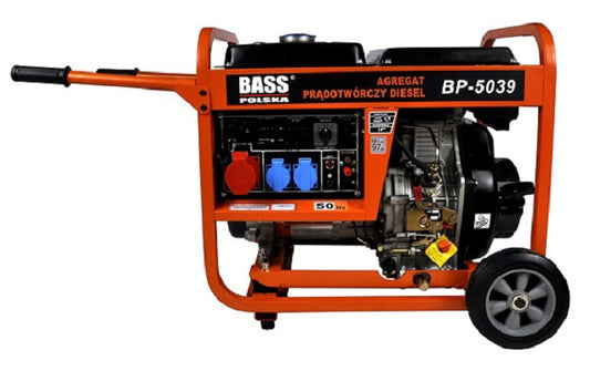 Generator de putere Diesel 6,5kW, Bass Polska