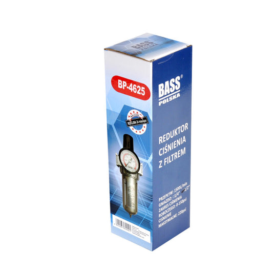 Reductor de presiune cu filtru de 1/2", Bass Polska, 4625B