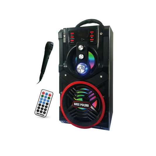 Boxa Bluetooth cu microfon, functie de radio si karaoke, Bass Polska 5941