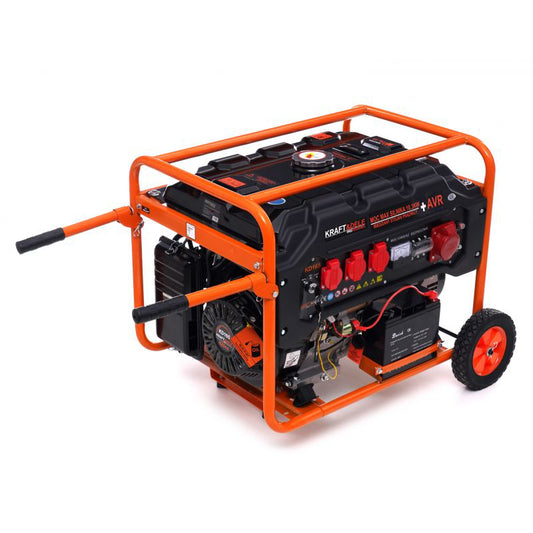 Generator de curent cu AVR 5500W 12 / 230V / 380V, Kraft&Dele KD165