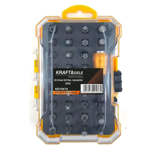 Set de biți din 28 de piese, Kraft&Dele KD10474