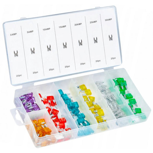 Set sigurante auto, 140 bucati, 3-30A, Kraft&Dele, KD1301