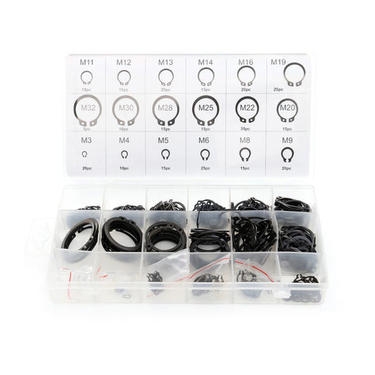 Set sigurante tip inel alezaj Seeger, 300 bucati, Kraft&Dele, KD10510