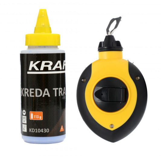 Set sfoara de trasat + creta, 30m, Kraft&Dele, KD10430