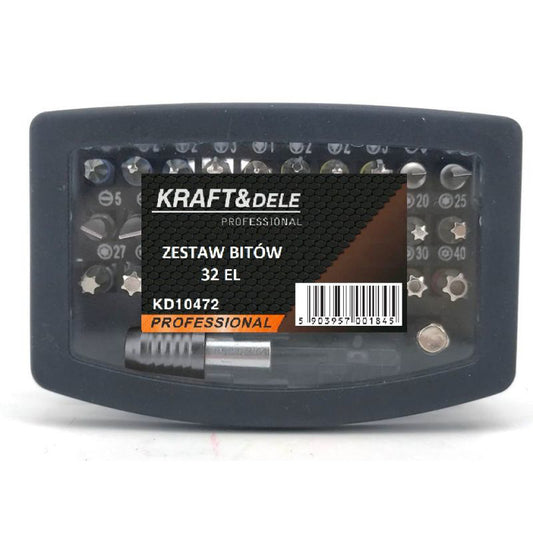Set de biți din 32 de piese, Kraft&Dele KD10472