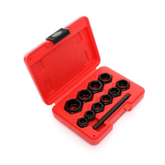 Set extractor suruburi defecte, 10 elemente, Kraft&Dele KD10269