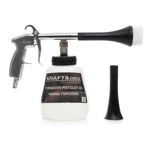 Pistol pneumatic tornador pentru spalare tapiterie, Kraft&Dele KD10379