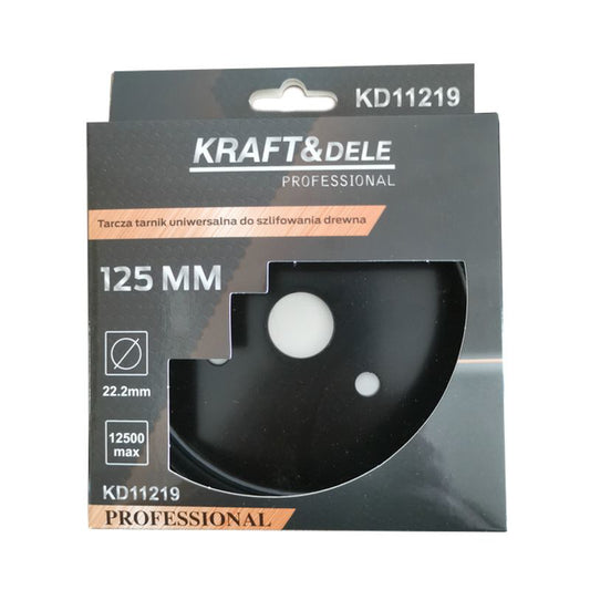 Disc universal pentru slefuire lemn,125mm, Kraft&Dele, KD11219