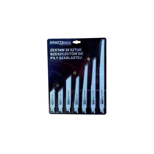 Set 28 lame pentru fierastrau tip sabie, Kraft&Dele KD10780