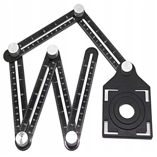 Sistem pliabil metal trasare gauri placi ceramice, Kraft&Dele, KD10385