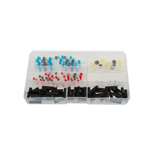 Set 100 tuburi termocontractabile cu inel de fludor, Kraft&Dele KD10490