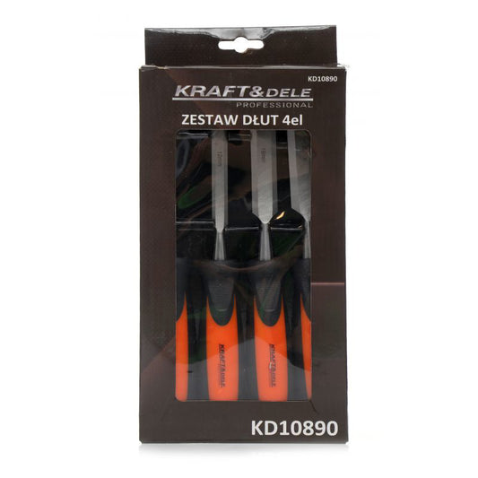 Set 4 dalti pentru lemn, Kraft&Dele KD10890