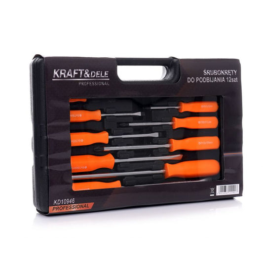 Set de 12 surubelnite de impact pentru mecanica, Kraft&Dele KD10946