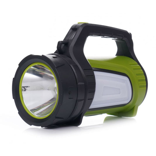 Lanterna T6 LED cu acumulator 8A, lumini laterale, 1200 lm, 800 m, Kraft&Dele KD1243