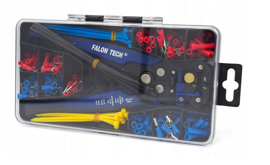 Set cleste pentru sertizare si terminale conductori, Falon-Tech FT03080