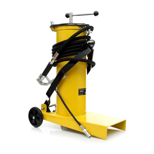 Pompa de gresat actionata de picior, recipient 6L, Kraft&Dele KD1441