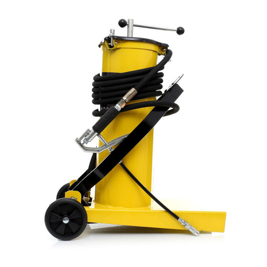 Pompa de gresat actionata de picior, recipient 6L, Kraft&Dele KD1441