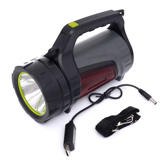Lanterna reincarcabila, 3.7V, 8000 mAh, 3 moduri de iluminare, incarcator USB, Kraft&Dele KD1242