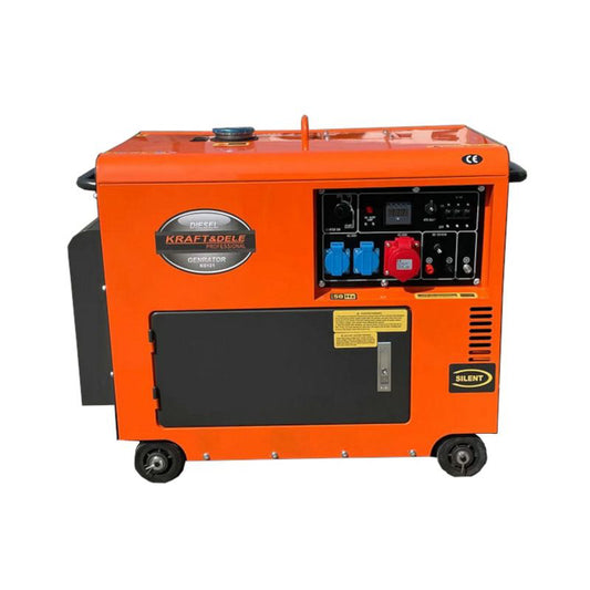 Generator pe motorina, 7000W, 12 / 230 / 400 V, Kraft&Dele KD121