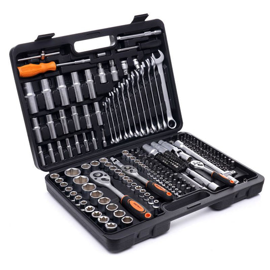 Trusa de chei tubulare, 1/2", 3/8", 1/4", 219 elemente, Kraft&Dele KD10470