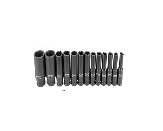 Set tubulare adanci, 13 elemente, 10-32 mm, Falon-Tech 10613