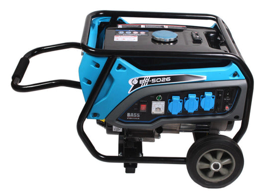 Generator AVR pe benzina, 3000 W / 3500 W, 230 V, Bass Polska 5026