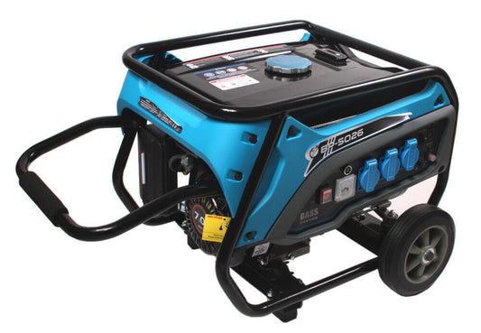 Generator AVR pe benzina, 3000 W / 3500 W, 230 V, Bass Polska 5026