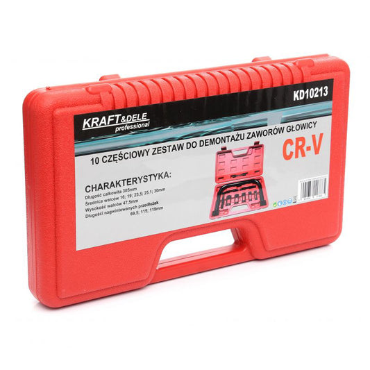 Kit pentru demontat / montat arcurile de la supapa, 10 elemente, Kraft&Dele KD10213