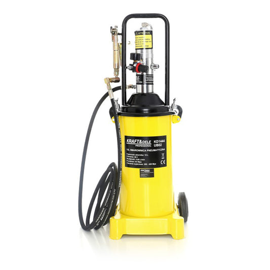 Pompa mobila pneumatica de gresare, 15 l, Kraft&Dele KD1444