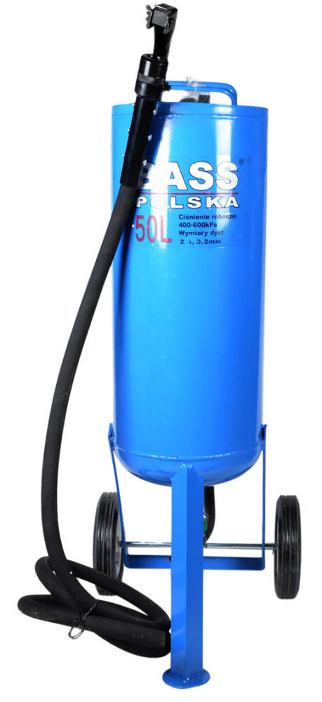 Aparat mobil pentru sablat, 50 l, Bass Polska 4254