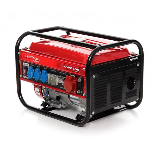 Generator de curent, 2500 W, 380 V, 6.5 cp, 4 timpi, Kraft&Dele KD130