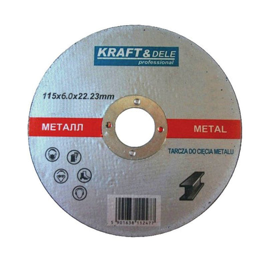 Disc taiere metal, 115 x 6,0 x 22,23 mm, Kraft&Dele KD1942