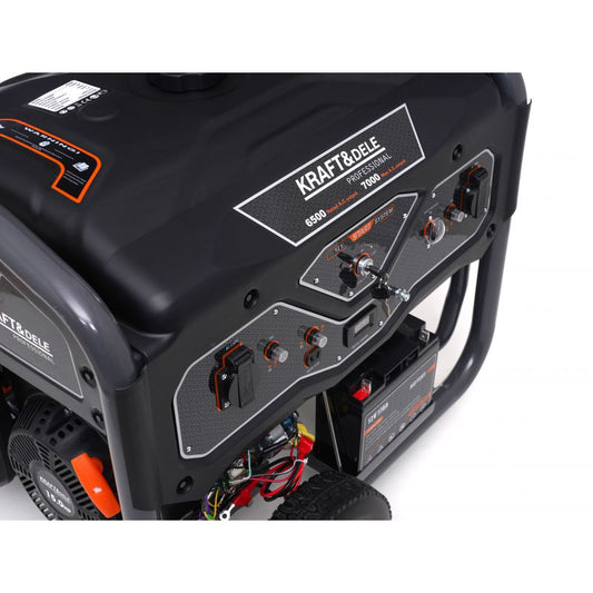 Generator de curent pe benzina, 4 timpi, 7 kW, Kraft&Dele KD696