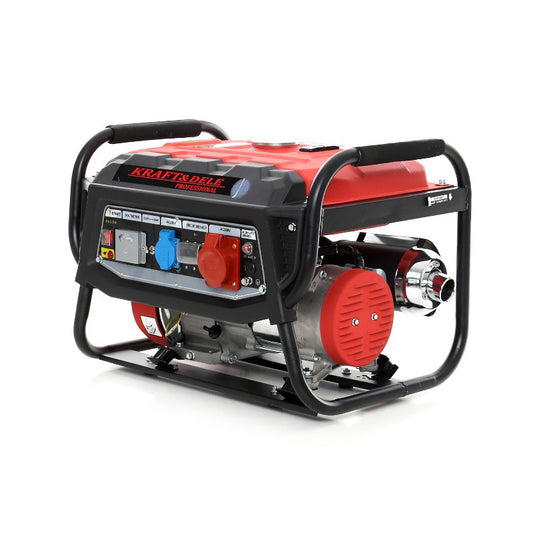 Generator electric pe benzina, 3000 W, 12 / 230 / 380 V, Kraft&Dele KD137