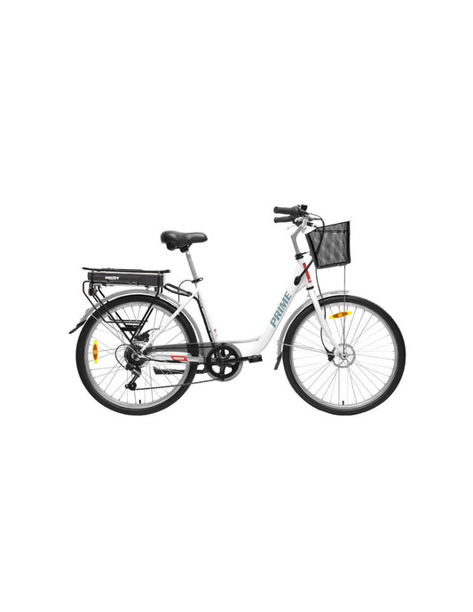 Bicicleta electrica de oras, 26", HECHTPRIMEWHITE