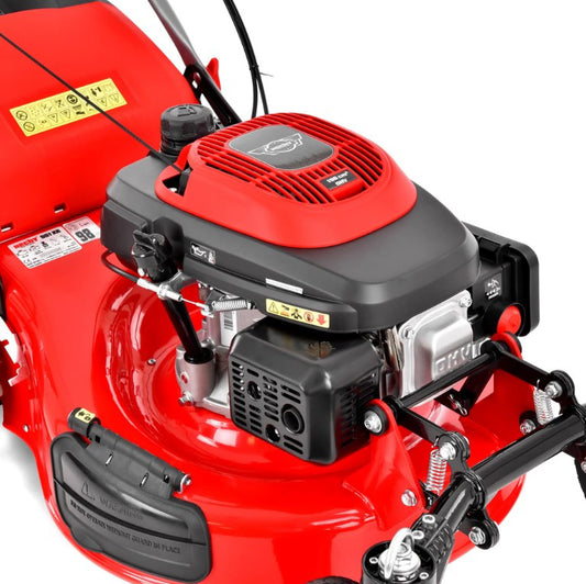 Masina de tuns iarba cu motor pe benzina autopropulsata, HECHT 551 XR 5 in 1